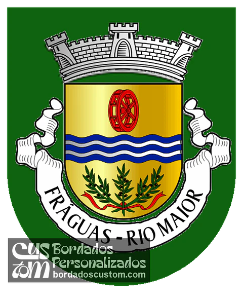 Emblema Bordado Freguesia de Fráguas (Rio Maior, Santarém)