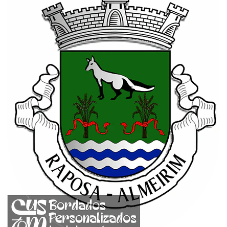 Emblema Bordado Freguesia de Raposa (Almeirim, Santarém) 1