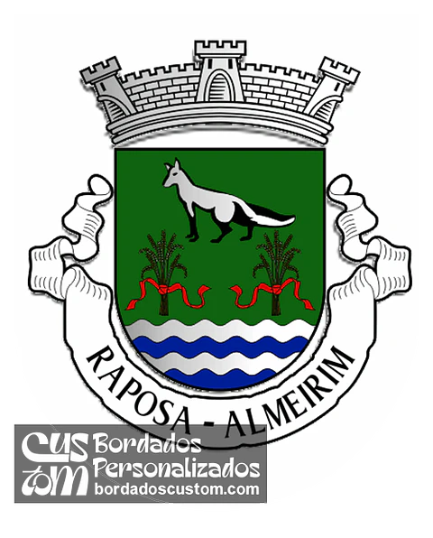 Emblema Bordado Freguesia de Raposa (Almeirim, Santarém)