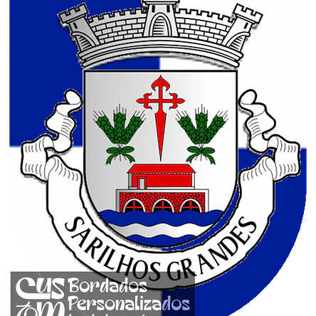 Emblema Bordado Freguesia de Sarilhos Grandes (Montijo, Setúbal) 1