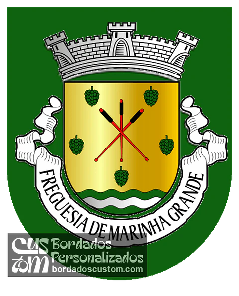 Emblema Bordado Freguesia de Marinha Grande (Marinha Grande, Leiria)
