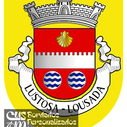 Emblema Bordado Antiga Freguesia de Lustosa (Lousada, Porto) 1