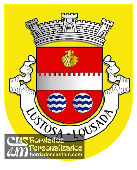 Emblema Bordado Antiga Freguesia de Lustosa (Lousada, Porto)