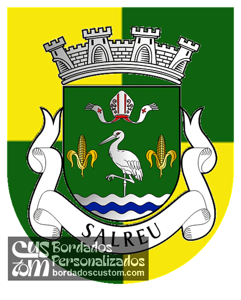 Emblema Bordado Freguesia de Salreu (Estarreja, Aveiro)