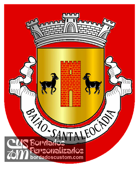 Emblema Bordado Antiga Freguesia de Baião (Santa Leocádia) (Baião, Porto)