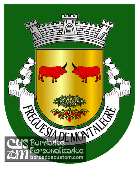 Emblema Bordado Antiga Freguesia de Montalegre (Montalegre, Vila Real)