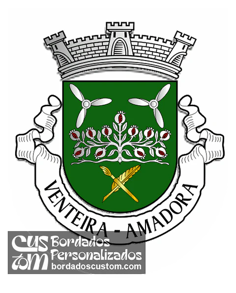 Emblema Bordado Freguesia de Venteira (Amadora, Lisboa)