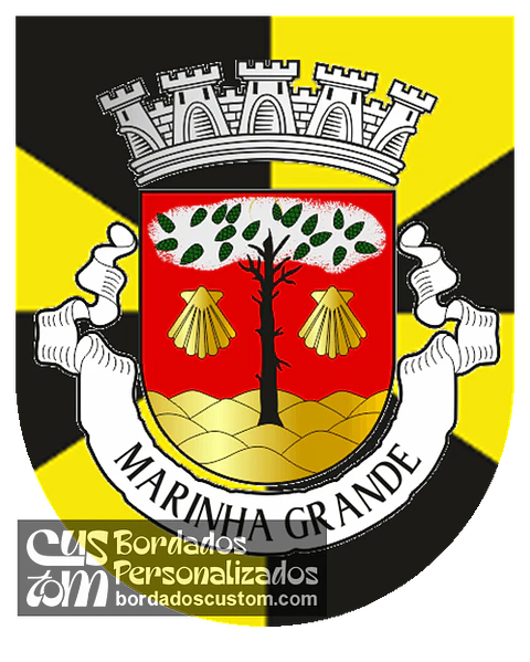 Emblema Bordado Município de Marinha Grande (Leiria)