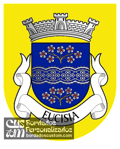Emblema Bordado Antiga Freguesia de Eucisia (Alfândega da Fé, Bragança)