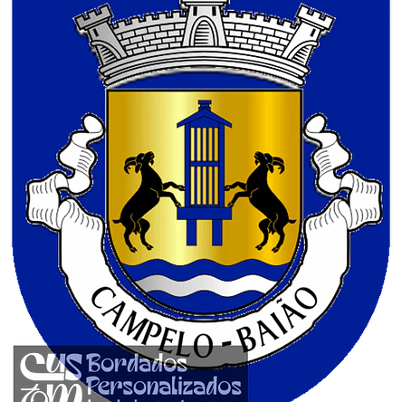 Emblema Bordado Antiga Freguesia de Campelo (Baião, Porto) 1
