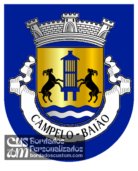 Emblema Bordado Antiga Freguesia de Campelo (Baião, Porto)