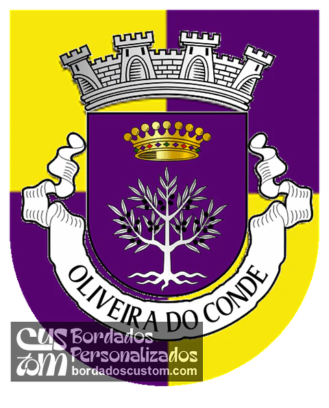 Emblema Bordado Freguesia de Oliveira do Conde (Carregal do Sal, Viseu)