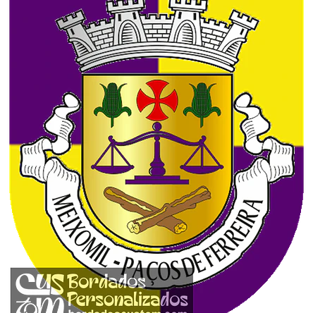 Emblema Bordado Freguesia de Meixomil (Paços de Ferreira, Porto) 1