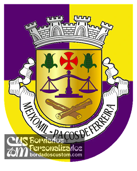 Emblema Bordado Freguesia de Meixomil (Paços de Ferreira, Porto)