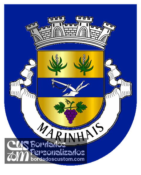 Emblema Bordado Freguesia de Marinhais (Salvaterra de Magos, Santarém)