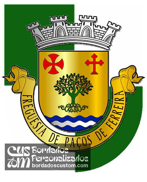 Emblema Bordado Freguesia de Paços de Ferreira (Paços de Ferreira, Porto)