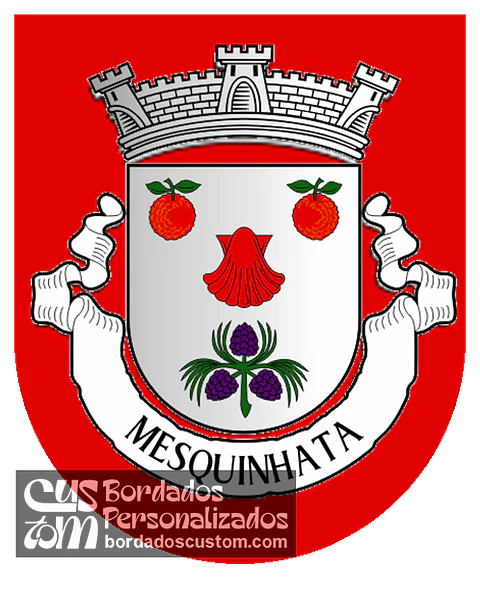 Emblema Bordado Antiga Freguesia de Mesquinhata (Baião, Porto)