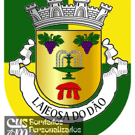 Emblema Bordado Freguesia de Lajeosa do Dão (Tondela, Viseu) 1