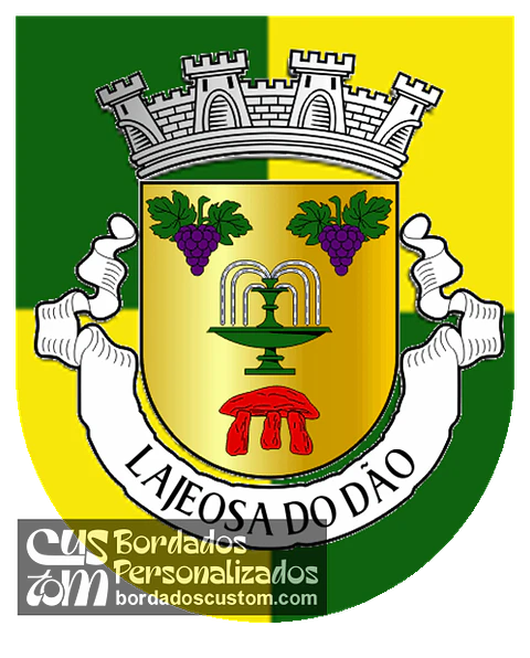Emblema Bordado Freguesia de Lajeosa do Dão (Tondela, Viseu)