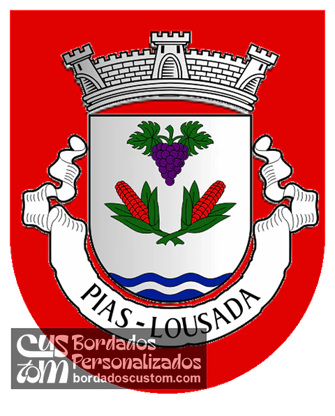 Emblema Bordado Antiga Freguesia de Pias (Lousada, Porto)