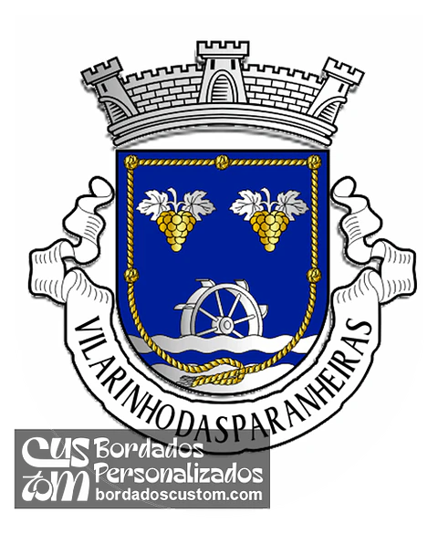 Emblema Bordado Antiga Freguesia de Vilarinho das Paranheiras (Chaves, Vila Real)