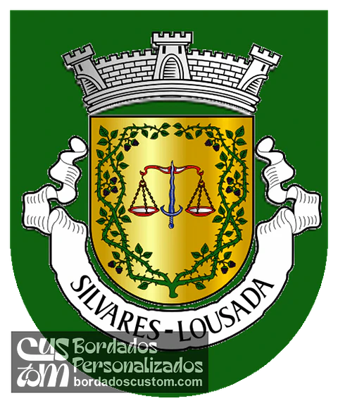 Emblema Bordado Antiga Freguesia de Silvares (Lousada, Porto)