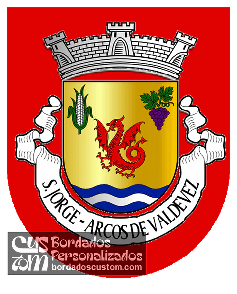 Emblema Bordado Antiga Freguesia de São Jorge (Arcos de Valdevez, Viana do Castelo)