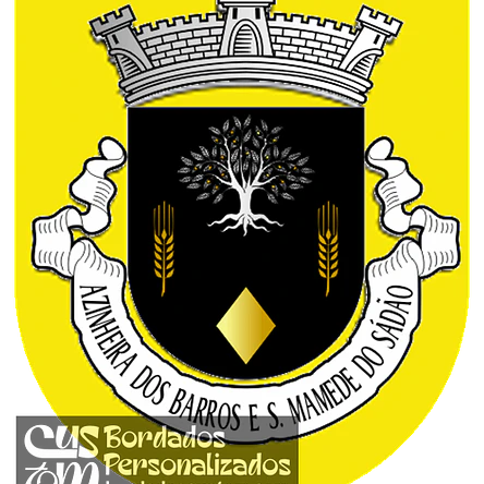 Emblema Bordado Freguesia de Azinheira dos Barros e São Mamede do Sádão (Grândola, Setúbal) 1