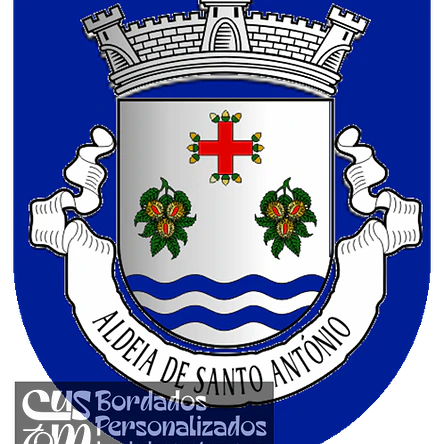 Emblema Bordado Antiga Freguesia de Aldeia de Santo António (Sabugal, Guarda) 1