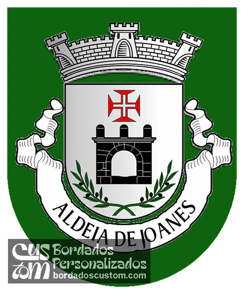Emblema Bordado Antiga Freguesia de Aldeia de Joanes (Fundão, Castelo Branco)