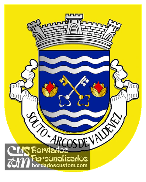Emblema Bordado Antiga Freguesia de Souto (Arcos de Valdevez, Viana do Castelo)