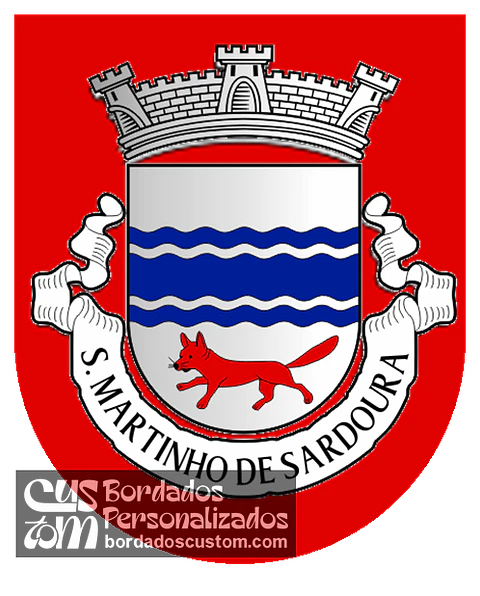Emblema Bordado Freguesia de São Martinho de Sardoura (Castelo de Paiva, Aveiro)