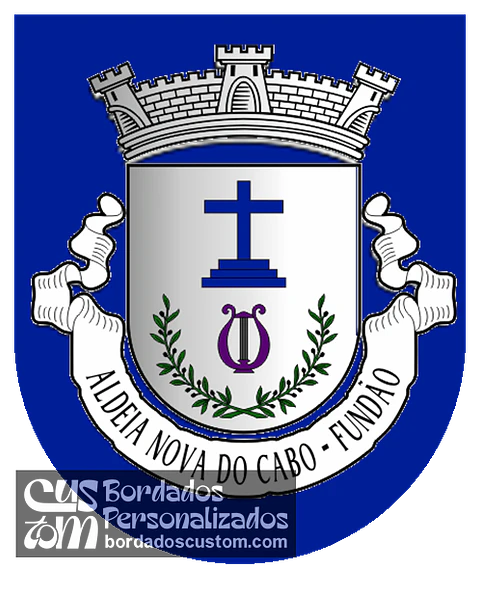 Emblema Bordado Antiga Freguesia de Aldeia Nova do Cabo (Fundão, Castelo Branco)