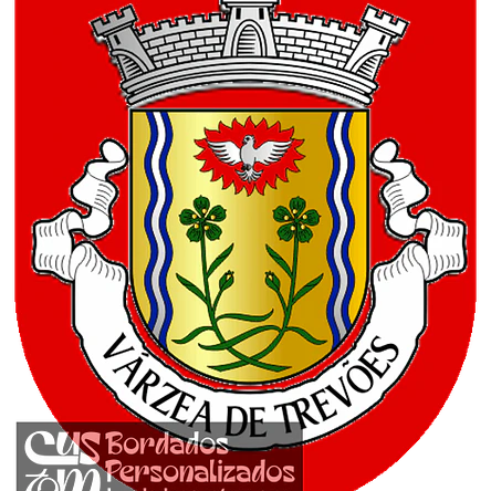 Emblema Bordado Antiga Freguesia de Várzea de Trevões (São João da Pesqueira, Viseu) 1