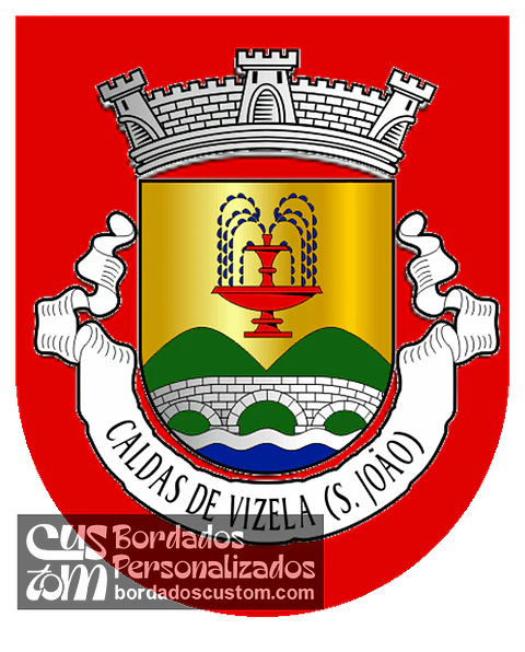 Emblema Bordado Antiga Freguesia de Caldas de Vizela (São João) (Vizela, Braga)