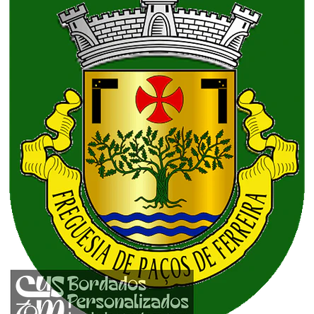 Emblema Bordado Antiga Freguesia de Paços de Ferreira (Paços de Ferreira, Porto) 1