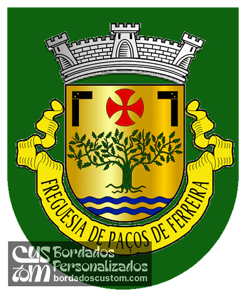 Emblema Bordado Antiga Freguesia de Paços de Ferreira (Paços de Ferreira, Porto)
