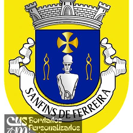Emblema Bordado Antiga Freguesia de Sanfins de Ferreira (Paços de Ferreira, Porto) 1