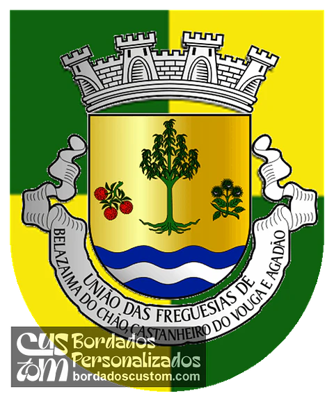 Emblema Bordado Freguesia de Belazaima do Chão, Castanheira do Vouga e Agadão (Águeda, Aveiro)