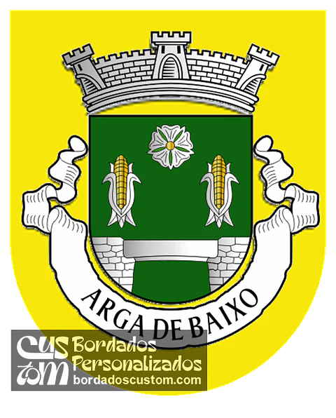 Emblema Bordado Antiga Freguesia de Arga de Baixo (Caminha, Viana do Castelo)