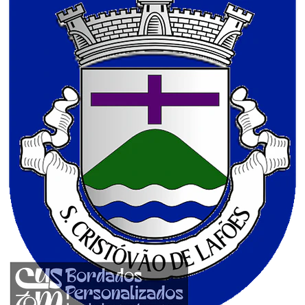 Emblema Bordado Antiga Freguesia de São Cristóvão de Lafões (São Pedro do Sul, Viseu) 1