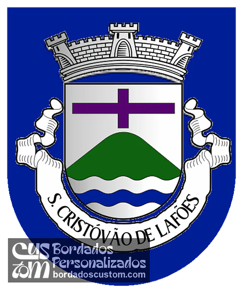 Emblema Bordado Antiga Freguesia de São Cristóvão de Lafões (São Pedro do Sul, Viseu)
