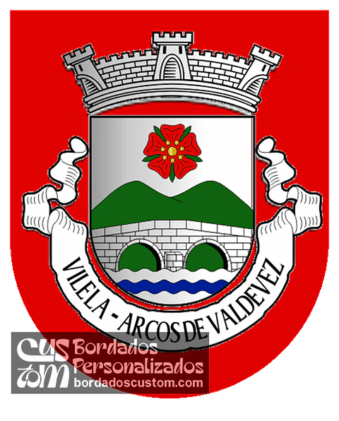 Emblema Bordado Antiga Freguesia de Vilela (Arcos de Valdevez, Viana do Castelo)