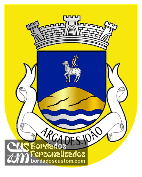 Emblema Bordado Antiga Freguesia de Arga de São João (Caminha, Viana do Castelo)