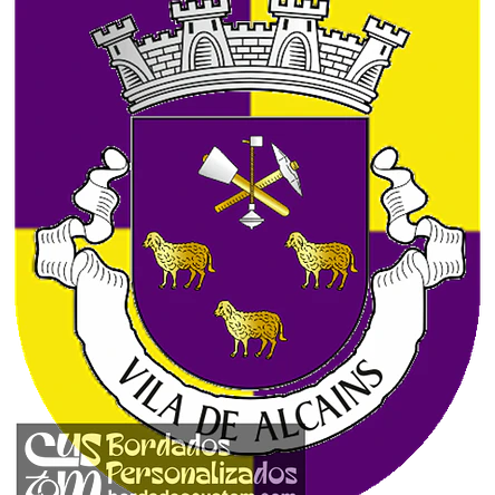 Emblema Bordado Freguesia de Alcains (Castelo Branco, Castelo Branco) 1