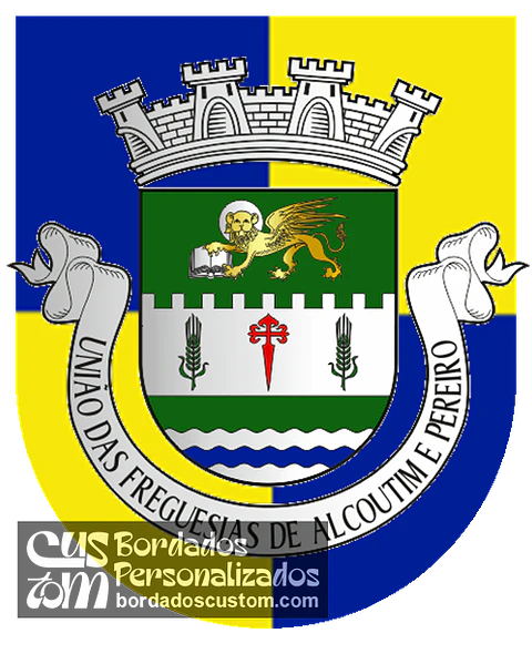 Emblema Bordado Freguesia de Alcoutim e Pereiro (Alcoutim, Faro)