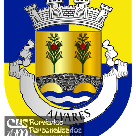 Emblema Bordado Freguesia de Alvares (Góios, Coimbra) 1