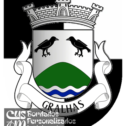 Emblema Bordado Freguesia de Gralhas (Montalegre, Vila Real) 1
