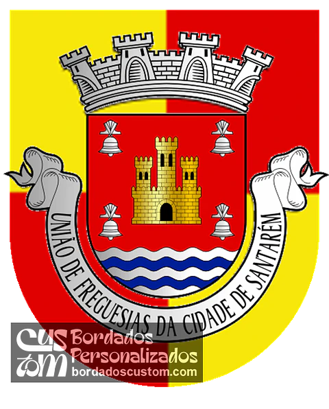 Emblema Bordado Freguesia de Cidade de Santarém (Santarém, Santarém)