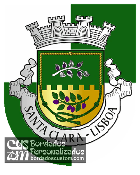 Emblema Bordado Freguesia de Santa Clara (Lisboa, Lisboa)